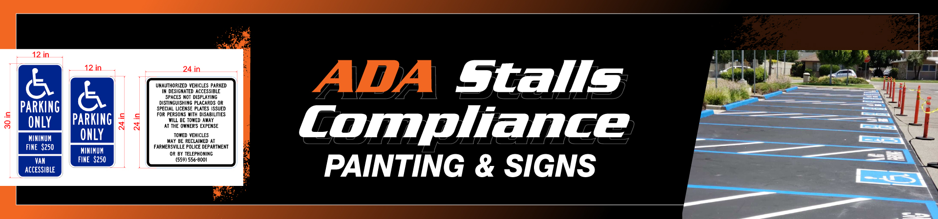 ADA Stalls Compliance Painting